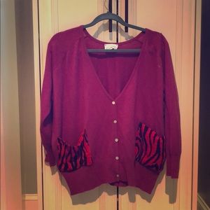 Purple 100% Cashmere Sweater